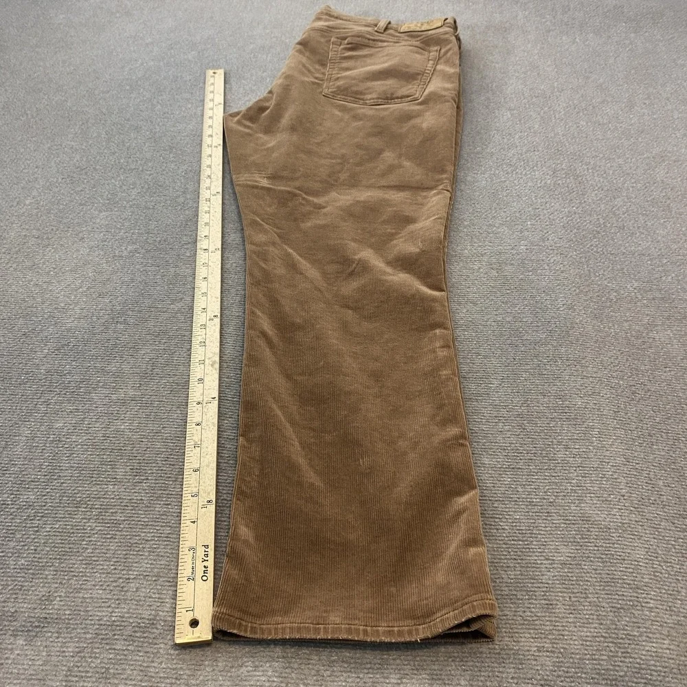 Polo Ralph Lauren Pants Mens 38x30 Brown‎ Varick Slim Straight Corduroy RL Pony
